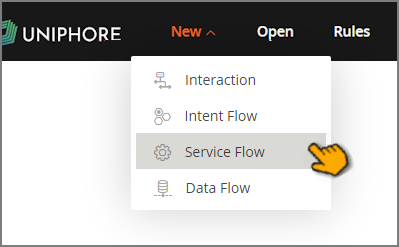 OpenNewFlowDropdown-Service_010725.png